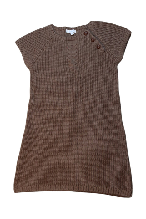A Brown Sweater Dresses from Jacadi in size 3T for girl. (Front View)