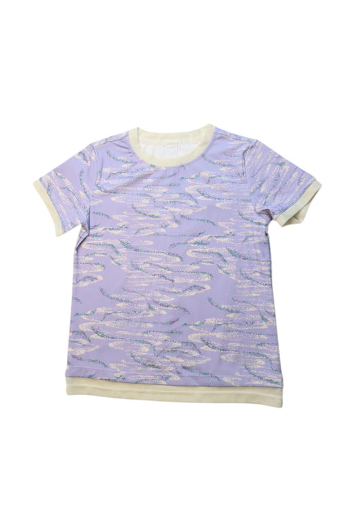 A Purple Short Sleeve Tops from Moody Tiger in size 6T for girl. (Front View)