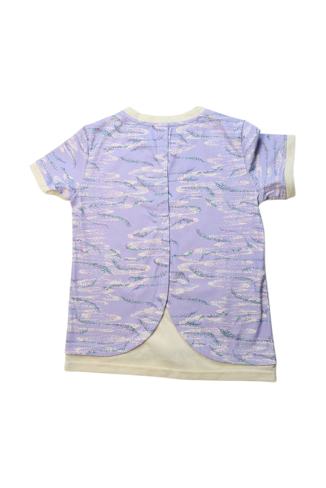 A Purple Short Sleeve Tops from Moody Tiger in size 6T for girl. (Back View)