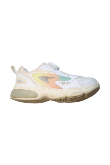A Multicolour Sneakers from Fila in size 5T for girl. (Front View)