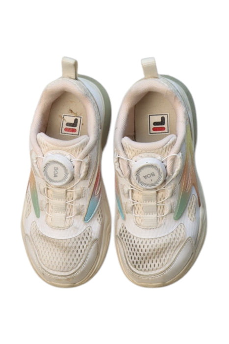 A Multicolour Sneakers from Fila in size 5T for girl. (Back View)