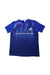 A Blue Short Sleeve T Shirts from Adidas in size 10Y for boy. (Front View)