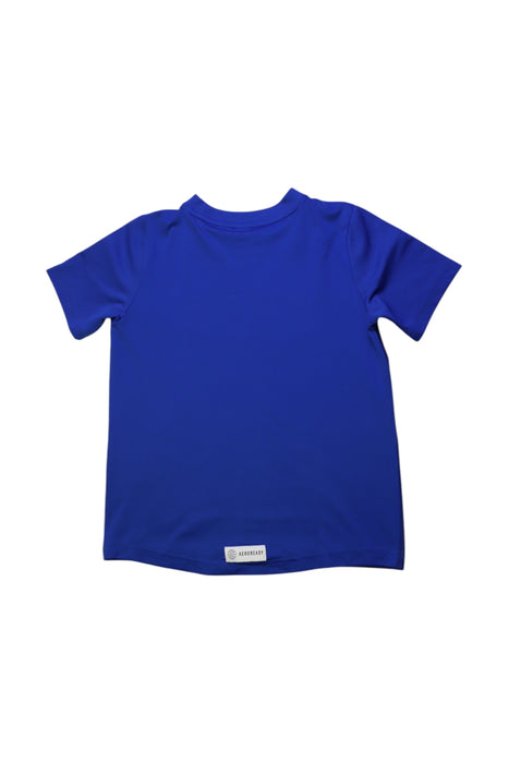 A Blue Short Sleeve T Shirts from Adidas in size 7Y for boy. (Back View)