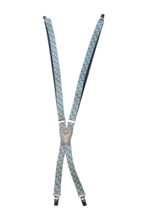 A Blue Suspenders from Armani in size O/S for boy. (Front View)