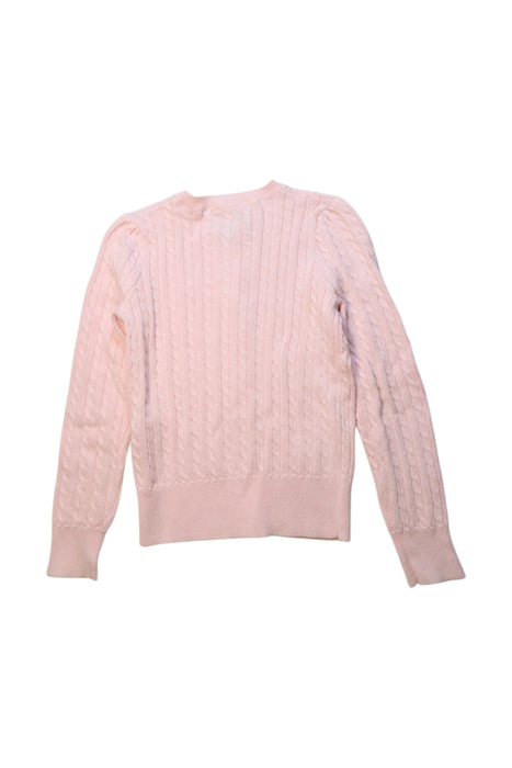 A Pink Cardigans from Polo Ralph Lauren in size 5T for girl. (Back View)