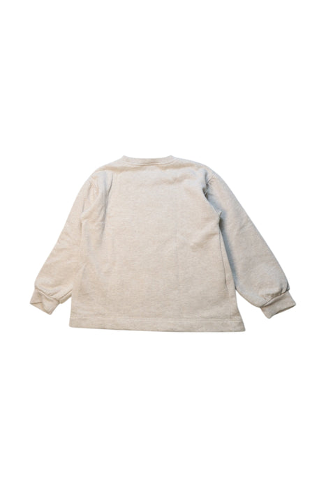 A Beige Crewneck Sweatshirts from Mayoral in size 5T for girl. (Back View)