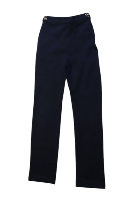 A Navy Casual Pants from Jacadi in size 5T for girl. (Front View)