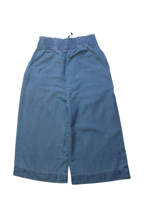 A Blue Casual Pants from Petit Bateau in size 4T for girl. (Back View)