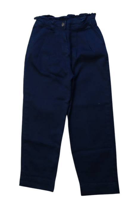 A Navy Casual Pants from Jacadi in size 4T for girl. (Front View)