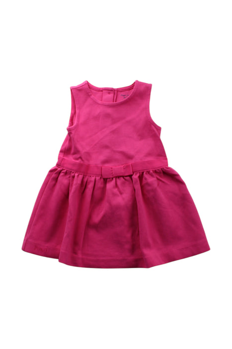 A Pink Sleeveless Dresses from Ralph Lauren in size 6-12M for girl. (Front View)