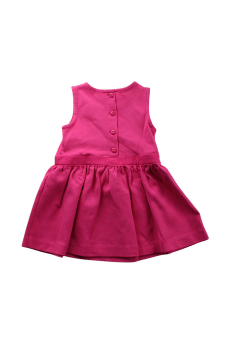 A Pink Sleeveless Dresses from Ralph Lauren in size 6-12M for girl. (Back View)