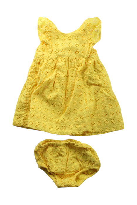 A Yellow Dress Sets from Ralph Lauren in size 3-6M for girl. (Front View)