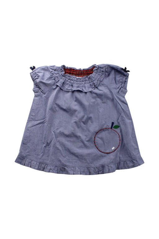 A Blue Short Sleeve Dresses from Familiar in size 18-24M for girl. (Front View)
