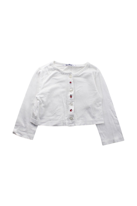 A White Long Sleeve Shirts from Familiar in size 18-24M for neutral. (Front View)