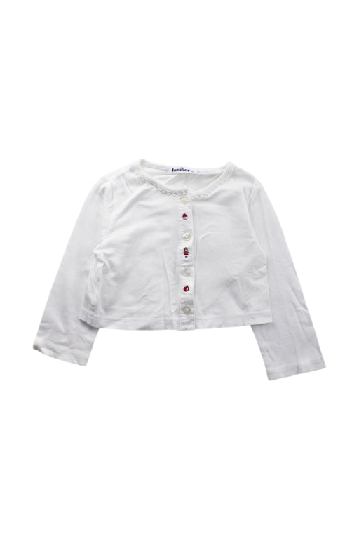 A White Long Sleeve Shirts from Familiar in size 18-24M for neutral. (Front View)