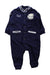A Navy Long Sleeve Rompers from Ralph Lauren in size 3-6M for neutral. (Front View)