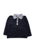 A Navy Long Sleeve Polos from Armani in size 2T for neutral. (Front View)