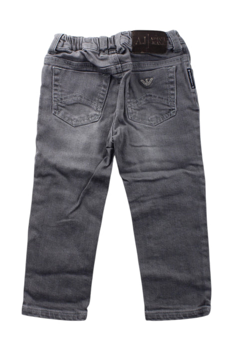 A Grey Jeans from Armani in size 12-18M for neutral. (Back View)