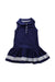 A Navy Sleeveless Dresses from Tommy Hilfiger in size 12-18M for girl. (Front View)