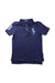 A Navy Short Sleeve Polos from Polo Ralph Lauren in size 5T for boy. (Front View)
