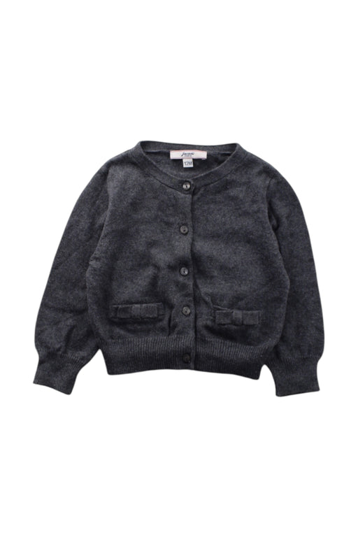 A Grey Cardigans from Jacadi in size 6-12M for neutral. (Front View)