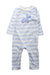 A Blue Long Sleeve Rompers from Seed in size 3-6M for neutral. (Front View)