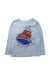 A Blue Long Sleeve T Shirts from Tea in size 4T for boy. (Front View)
