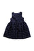 A Navy Sleeveless Dresses from Ralph Lauren in size 12-18M for girl. (Front View)