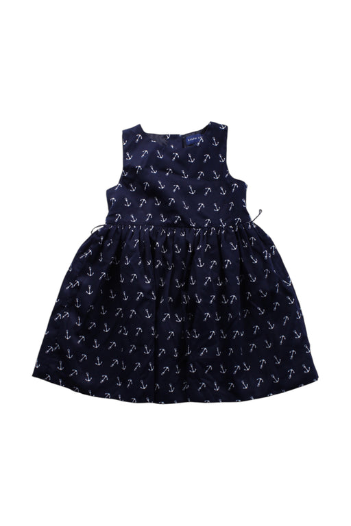 A Navy Sleeveless Dresses from Ralph Lauren in size 12-18M for girl. (Front View)