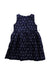 A Navy Sleeveless Dresses from Ralph Lauren in size 12-18M for girl. (Back View)