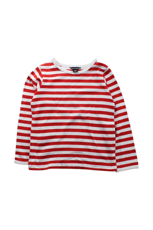 A Red Long Sleeve T Shirts from Marimekko in size 4T for neutral. (Front View)