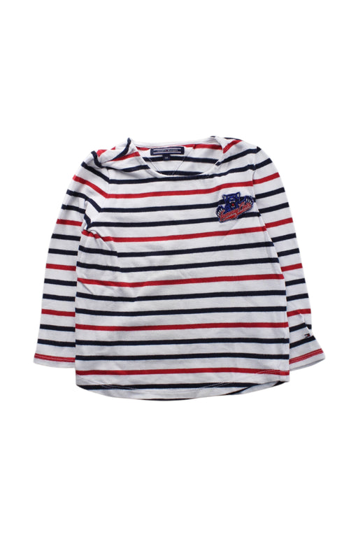A Multicolour Long Sleeve T Shirts from Tommy Hilfiger in size 4T for neutral. (Front View)