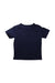 A Navy Short Sleeve T Shirts from Comme Ça Fille in size 4T for neutral. (Back View)