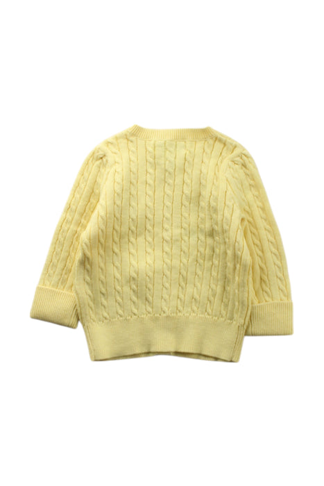 A Yellow Cardigans from Ralph Lauren in size 3-6M for neutral. (Back View)