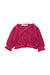 A Pink Cardigans from Tartine et Chocolat in size 6-12M for girl. (Front View)