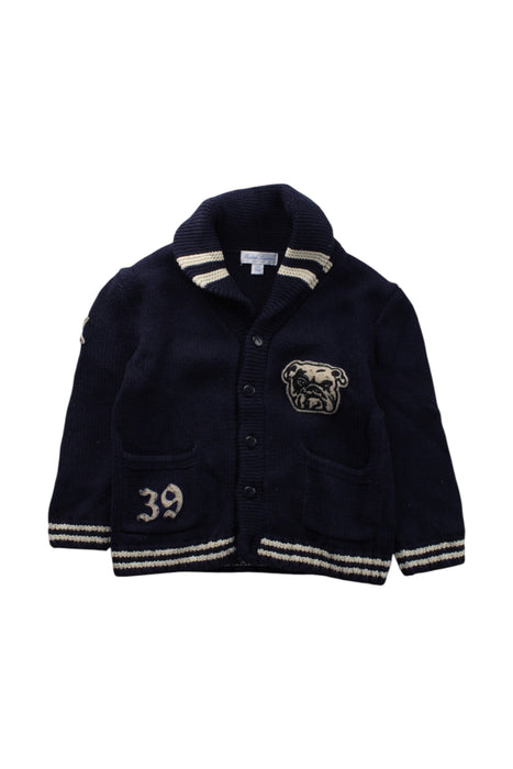 A Navy Cardigans from Ralph Lauren in size 2T for boy. (Front View)