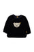A Black Long Sleeve Tops from Steiff in size 3-6M for neutral. (Front View)