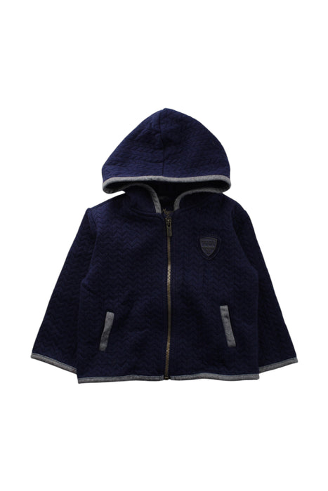 A Navy Lightweight Jackets from Mayoral in size 6-12M for neutral. (Front View)