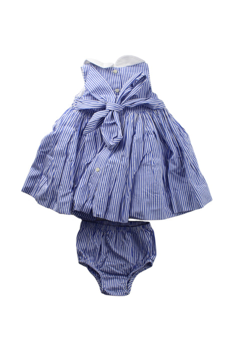 A Blue Dress Sets from Ralph Lauren in size 3-6M for girl. (Back View)