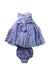 A Blue Dress Sets from Ralph Lauren in size 3-6M for girl. (Back View)