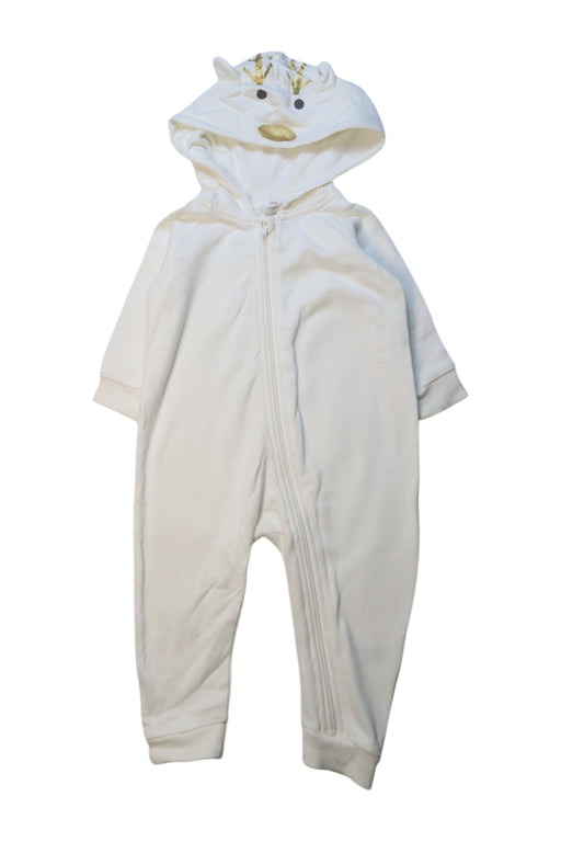 A White Onesies from Seed in size 6-12M for neutral. (Front View)