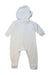 A White Onesies from Seed in size 6-12M for neutral. (Back View)