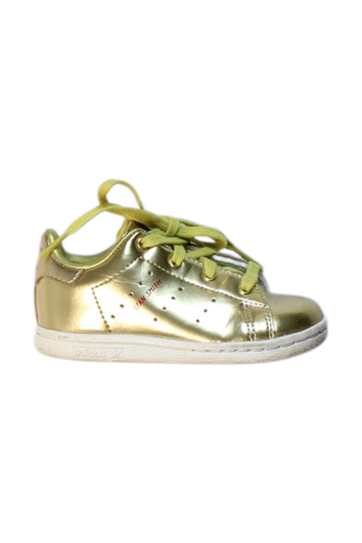 A Gold Sneakers from Adidas in size 18-24M for neutral. (Front View)