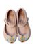 A Peach Flats from Mini Melissa in size 4T for girl. (Back View)