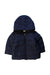 A Navy Puffer/Quilted Coats & Outerwear from Petit Bateau in size 12-18M for neutral. (Front View)