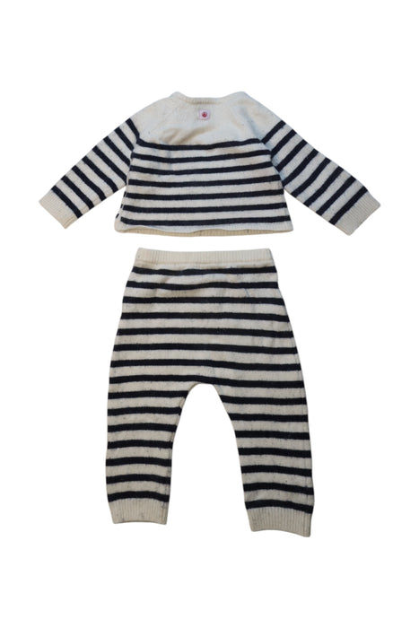 A Navy Pants Sets from Petit Bateau in size 6-12M for neutral. (Back View)
