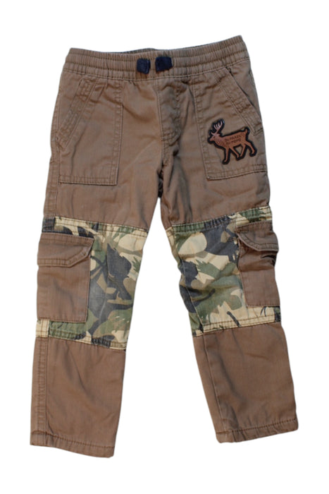 A Brown Casual Pants from DPAM in size 2T for boy. (Front View)