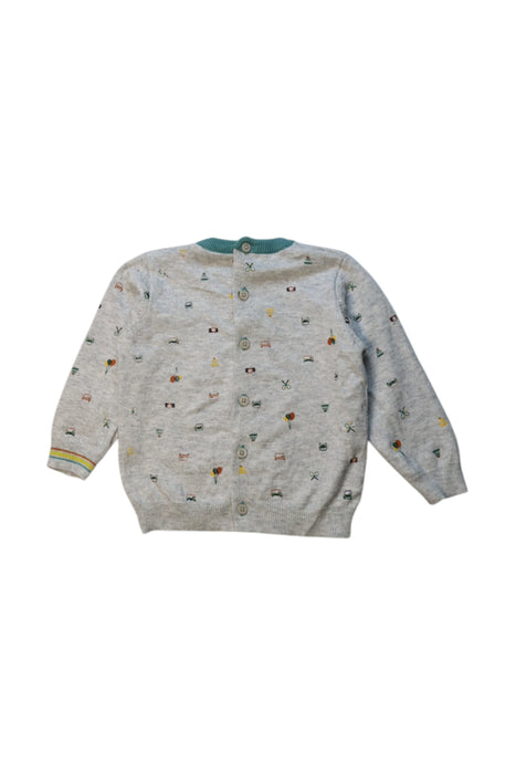A Multicolour Crewneck Sweatshirts from Catimini in size 6-12M for boy. (Back View)
