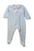 A Blue Onesies from Emile et Rose in size 3-6M for neutral. (Front View)