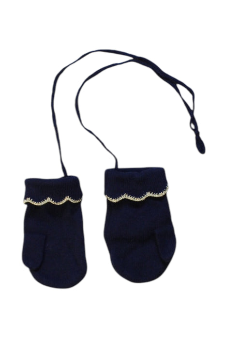 A Navy Gloves & Mittens from Jacadi in size 2T for girl. (Back View)
